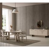 Eymense Polo Yemek Odası Takımı Modern Tasarım MDF Malzeme 208 cm Genişlik 8 Parça
