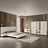 Eymense Sude Bohem Benchli Modern 6 Kapaklı Yatak Odası Takımı
