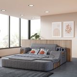 Eymense Sunline Masajlı Akıllı Karyola - 160 x 200 cm - Kahverengi