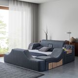 Eymense Sunshine Tv Modüllü Masajlı Akıllı Karyola - 160 x 200 cm - Antrasit