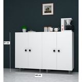 Eym'er Home Kahve Köşesi & Çok Amaçlı Dolap 140 cm Beyaz