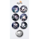 Eymi Design Ado 6'lı Metal Rozet Seti 58mm İğneli Buton Çanta Yaka Rozeti