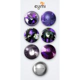 Eymi Design Azure 6'lı Metal Rozet Seti 58mm İğneli Buton Çanta Yaka Rozeti (Set 2)