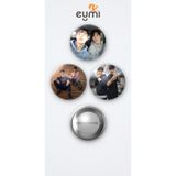 Eymi Design Bloodhounds Kore Draması 3'lü Metal Rozet Seti 58mm İğneli Buton Çanta Yaka Rozeti