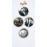 Eymi Design Friendly Rivalry Kore Draması 3'lü Metal Rozet Seti 58mm İğneli Buton Çanta Yaka Rozeti