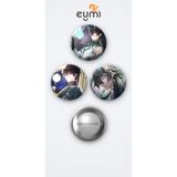 Eymi Design Honkai Star Rail Oyunu Dan Heng Oyun 3'lü Metal Rozet Seti 58mm İğneli Buton Çanta Yaka Rozeti