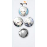 Eymi Design Kamisama Kiss Animesi Tomoe 3'lü Metal Rozet Seti 58mm İğneli Buton Çanta Yaka Rozeti