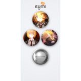 Eymi Design Limbus Company Oyunu Don Quixote Oyun 3'lü Metal Rozet Seti 58mm İğneli Buton Çanta Yaka Rozeti