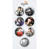Eymi Design Lngshot Louis ve Woojin 6'lı Metal Rozet Seti 58mm İğneli Buton Çanta Yaka Rozeti
