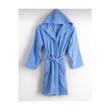 Eymir Home Collection Garson Boy Genç Çocuk Kadife Bornoz Kapşonlu %100 Cotton