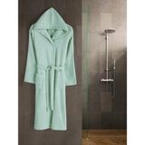 Eymir Home Collection Kapüşonlu Erkek/kadın Bornoz Yetişkin Unisex Pamuk - Nil Yeşili