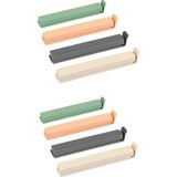 Eynel 12’li Çok Renkli Pratik Poşet, Paket, Ambalaj, Torba, Çanta Kapatıcı Plastik Klipsi, Kilidi, Mandalı