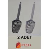 Eynel 2'li Küçük Delikli Kedi Kumu Eleme Küreği, Ince Dar Aralıklı Pet Tuvalet Temizleme Eleği Süzgeç