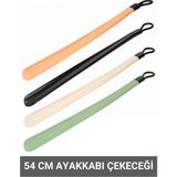 Eynel 54 cm Askılı Ayakkabı Çekeceği Uzun Plastik Kerata Renkli Ayakkabı Giyme Aparatı - Çok Renkli