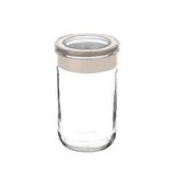 Eynel Cam Kavanoz, Pratik Açma Kapama, Cam Saklama Kabı, Hava Geçirmez, Sızdırmaz Kaplar (660 ml)