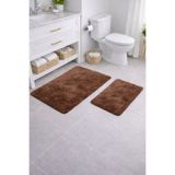 EYPRICH KUZU POST PELUŞ SÜET TABAN 2’Lİ BANYO PASPAS TAKIMI - YUMUŞAK İPEKSİ DOKULU