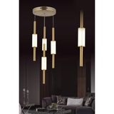 Eys 8W 4'Lü Gold Sarkıt Led Avize