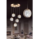 Eys 8W 5'Li Gold Sarkıt Led Avize