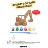 Eysera Ahşap Boyama Seti, Kepce – Çocuk Aktivite & Hobi Oyuncak, Montessori Eğitici Set - Kepçe