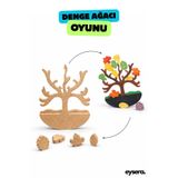 eysera Ahşap Denge Ağacı Oyunu – Çocuk Boyama Aktivite & Hobi Oyuncak, Montessori Eğitici Set