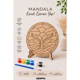 eysera Ahşap Mandala Balina Boyama Seti - Aktivite Etkinlik Sanat
