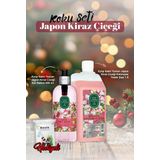 Eyüp Sabri Japon Kiraz Çiçeği Sıvı Sabun 500 ml, Kolonya 1 lt ve Rosie Pamuk