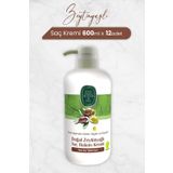 Eyüp Sabri Tuncer 12x600 ml Doğal Zeytinyağlı Saç Kremi