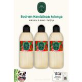Eyüp Sabri Tuncer 3'lü Bodrum Mandalinası Kolonyası Pet Şişe 400 ml ve ROSIE