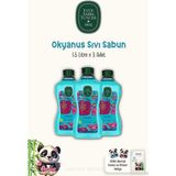 Eyüp Sabri Tuncer 3'lü Doğal Zeytinyağlı Okyanus Sıvı Sabun 1.5 Lt Ferahlatıcı Koku