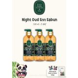 Eyüp Sabri Tuncer 3'lü Night Oud Doğal Zeytinyağlı Sıvı Sabun 500 ml ve ROSIE