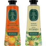 Eyüp Sabri Tuncer 50 ml Bodrum Mandalinası + 50 ml Havaii Ananas El ve Vücut Kremi