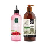 Eyüp Sabri Tuncer 500 ml Frambuazlı Sirke Saç Toniği + 750 ml Zeytinyağlı Sıvı Sabun