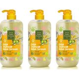 Eyüp Sabri Tuncer 600 ml x 3 Adet Doğal Zeytinyağlı Bebek Şampuanı Göz Yakmayan Formül ile Hassas Ciltler İçin