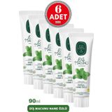 Eyüp Sabri Tuncer 6x90 ml Doğal Nane Özlü Diş Macunu