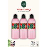 Eyüp Sabri Tuncer Amber Kolonyası Pet Şişe 400 ml 3 Adet ve ROSIE Pamuk 60'lı