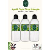 Eyüp Sabri Tuncer Ayvalık Zeytin Çiçeği Kolonyası 400 ml 3 Adet ve 60'lı ROSIE