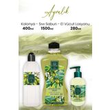 Eyüp Sabri Tuncer Ayvalık Zeytin Vücut Losyonu 280 ml Kolonya 400 ml ve 1500 ml Sıvı Sabun