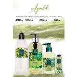 Eyüp Sabri Tuncer Ayvalık Zeytin Vücut Losyonu 280 ml Sıvı Sabun 500 ml Kolonya 400 ml ve 50 ml Krem