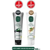 Eyüp Sabri Tuncer Bambu Karbonlu + Misvak Özlü 2x90 ml Diş Macunu