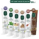 Eyüp Sabri Tuncer Beyazlatıcı Diş Macunu 6×90 ml Nane Kakao Zencefil Aromalı Doğal Formül