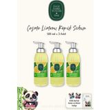 Eyüp Sabri Tuncer Çeşme Limonu Köpük Sabun 3Adet 500 ml, ROSIE Pamuk Hediye