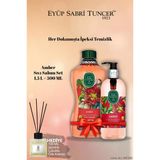 Eyüp Sabri Tuncer Doğal Zeytinyağlı Sıvı Sabun Amber 1500 ML+500 ML Yasemin Koku Hediye