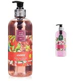 Eyüp Sabri Tuncer Doğal Zeytinyağli Sıvı Sabun Amber (500 ml) xEyüp Sabri Tuncer Doğal Zeytinyağli Sıvı Sabun Japon Kiraz Çiçeği (500 ml)