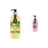 Eyüp Sabri Tuncer Doğal Zeytinyağlı Sıvı Sabun Hawaıı Ananas (500 ml) xEyüp Sabri Tuncer Doğal Zeytinyağli Sıvı Sabun Japon Kiraz Çiçeği (500 ml)