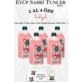 Eyüp Sabri Tuncer Japon Kiraz Çiçeği Kolonyası Yedek Şişe 1 lt 5 Al 4 Öde ve Rosie Pamuk
