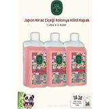 Eyüp Sabri Tuncer Japon Kiraz Çiçeği Kolonyası Yedek Şişe 3 Adet 1 lt ve ROSIE
