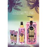 Eyüp Sabri Tuncer Love Kisses Vücut Spreyi 250 ml Duş Jeli 750 ml ve 2x50 ml Krem