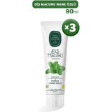 Eyüp Sabri Tuncer Nane Özlü Diş Macunu Gün Boyu Ferah Nefes İçin 90 ml x 3