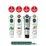Eyüp Sabri Tuncer Nane Özlü + Karanfil Özlü + Bambu Karbonlu + Misvak Özlü 4x90 ml Diş Macunu