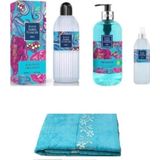 Eyüp Sabri Tuncer Okyanus 3 lü Set + 30 x 50 cm El ve Yüz Havlusu